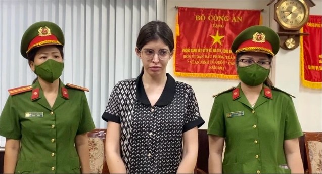 Công an TP.HCM khởi tố, bắt tạm giam Nguyễn Thị An (tức người mẫu An Tây)ẢNH: CACC
