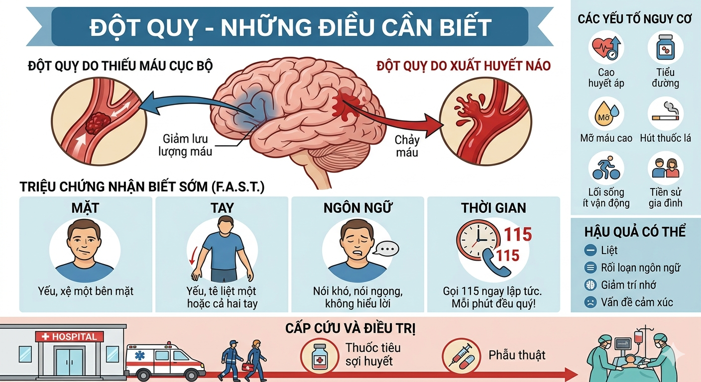 Đột quỵ những điều cần phải biết