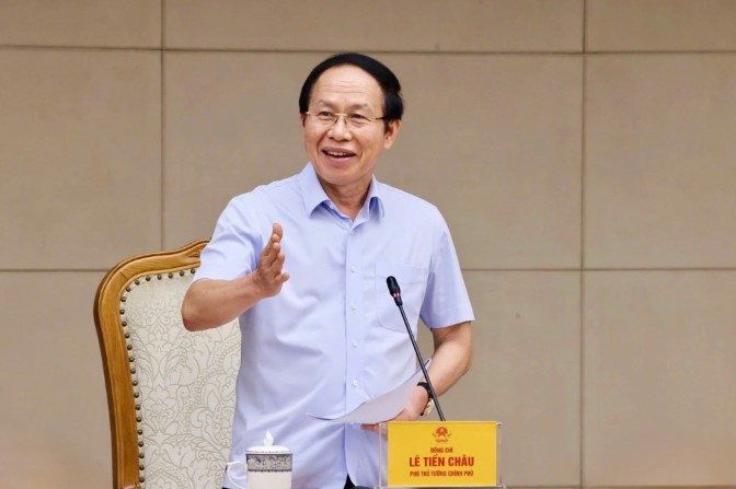 Phó Thủ tướng Lê Tiến Châu phát biểu kết luận cuộc họp 