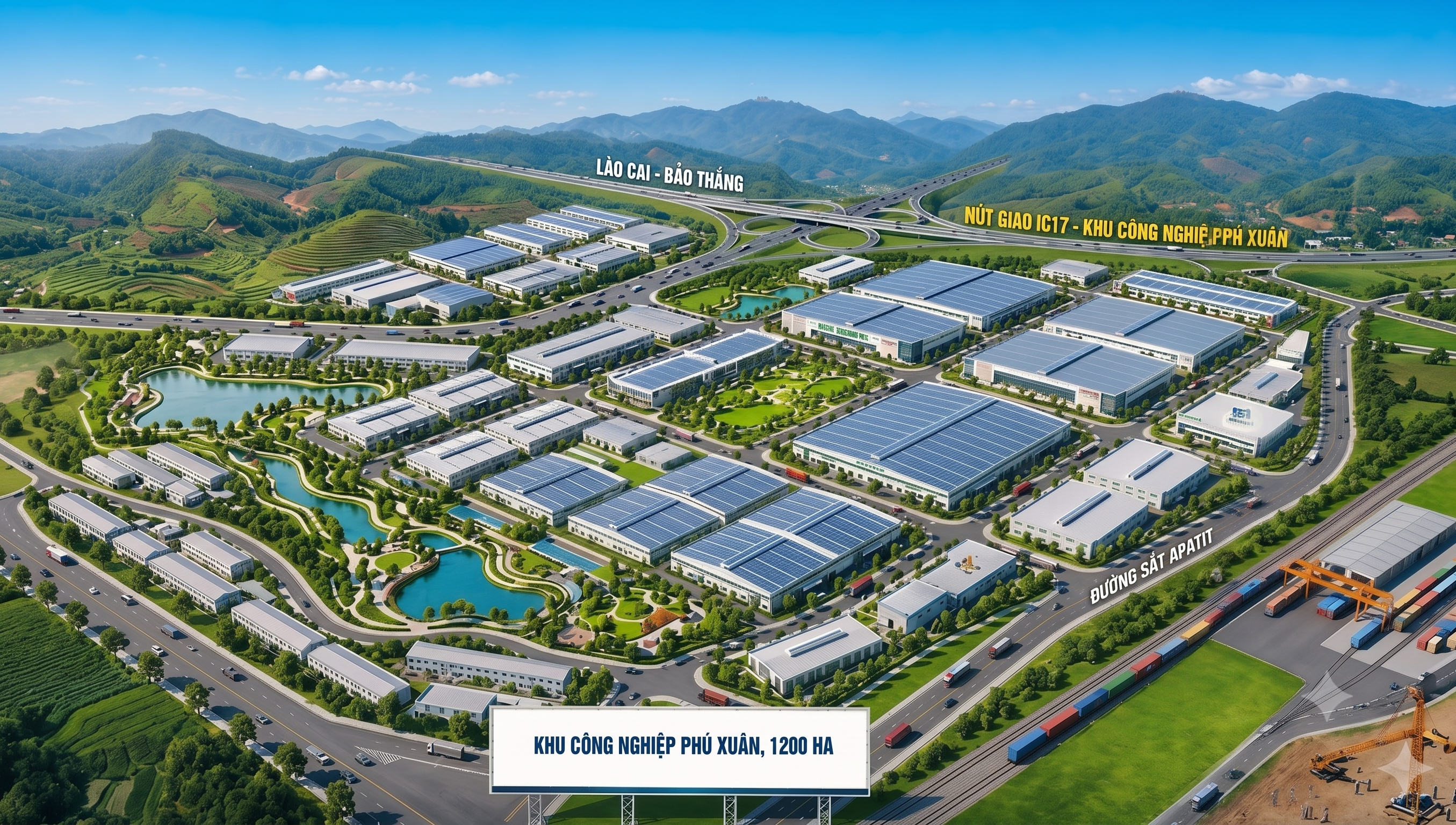 Lào Cai phê duyệt KCN Phú Xuân, KCN Phú Xuân 1 tại xã Gia Phú hơn 5.460 tỷ đồng 1 Ảnh minh họa tạo bởi A.I