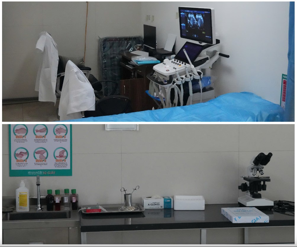 Nghệ An: Bơm Sữa Đậu Nành Vào Niệu Đạo Để Vẽ Bệnh, 10 Người Bị Khởi Tố 3 Hiện trường phòng khám. ẢNH: Công an cung cấp