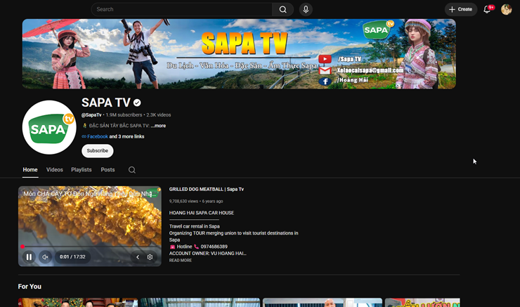 Hải Sapa TV bất ngờ bị cộng đồng mạng réo tên, bất ngờ lý do đằng sau 1 Kênh YouTube với gần 2 triệu lượt theo dõi của Hải Sapa TV.