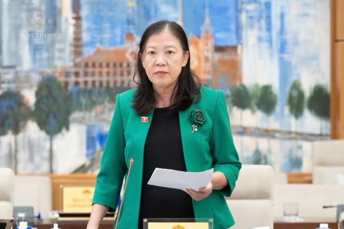 Không Để Xuất Hiện Những “Huấn Hoa Hồng”, “Hải Sapa TV” Khác Trục Lợi Trên Không Gian Mạng 1 Chủ nhiệm Ủy ban Dân nguyện và Giám sát Lê Thị Nga. (Ảnh: QH)